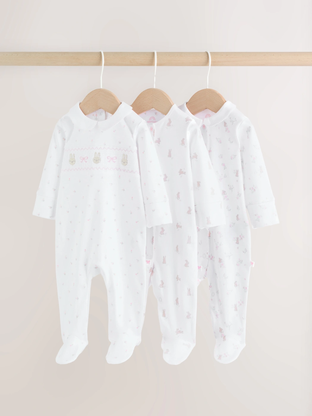 PACK X3 PIJAMA LARGA ALGODÓN NIÑA NEXT - 1