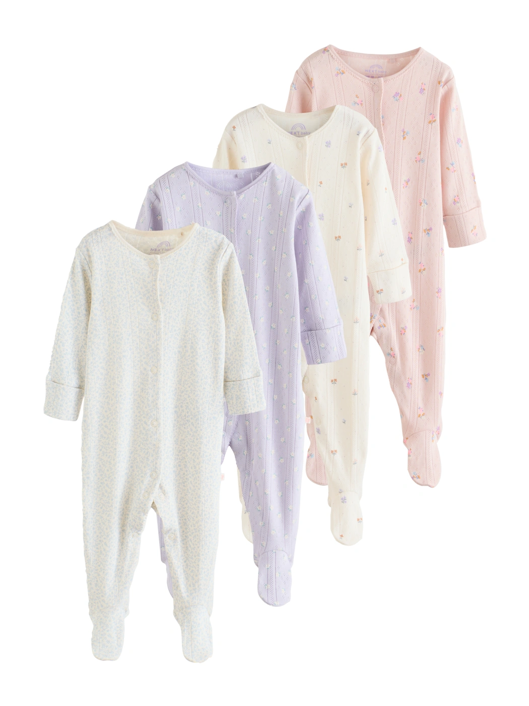 PACK X4 PIJAMA LARGO ALGODÓN NIÑA NEXT - 1
