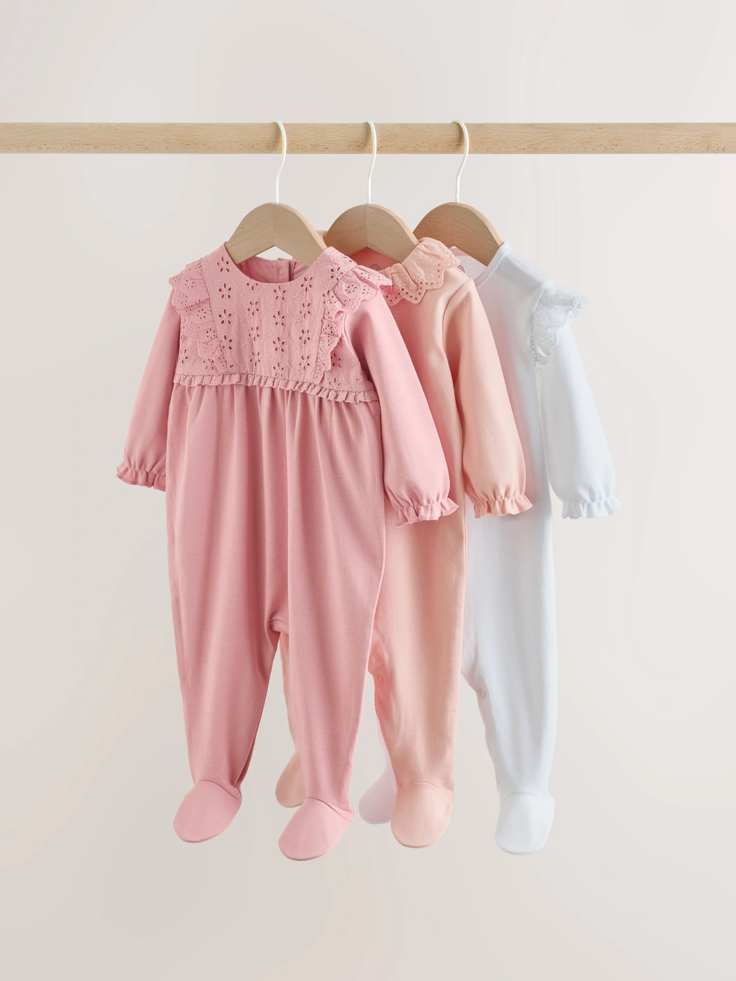 PACK X3 PIJAMA LARGA ALGODÓN NIÑA NEXT - 1