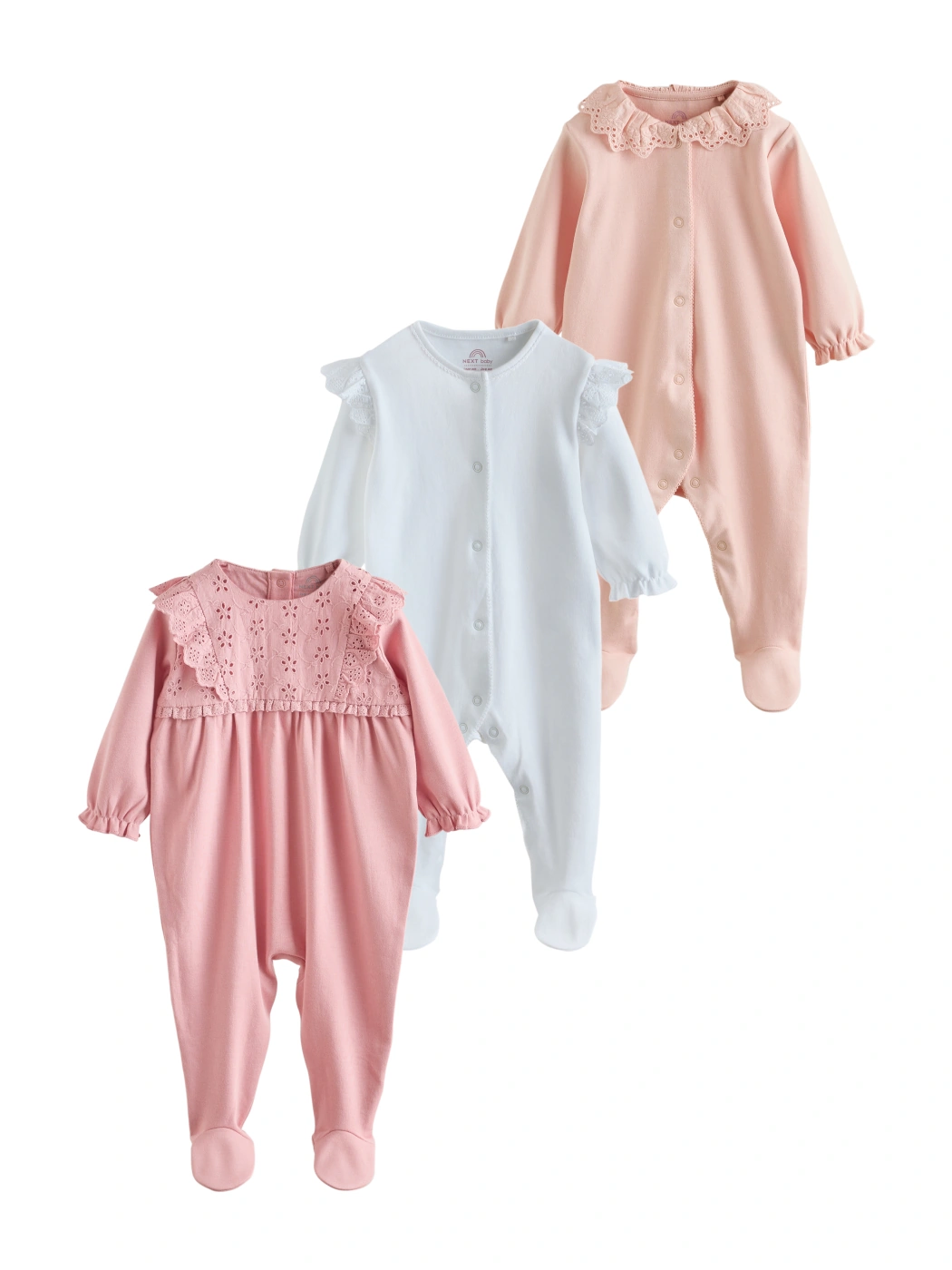 PACK X3 PIJAMA LARGA ALGODÓN NIÑA NEXT - 9