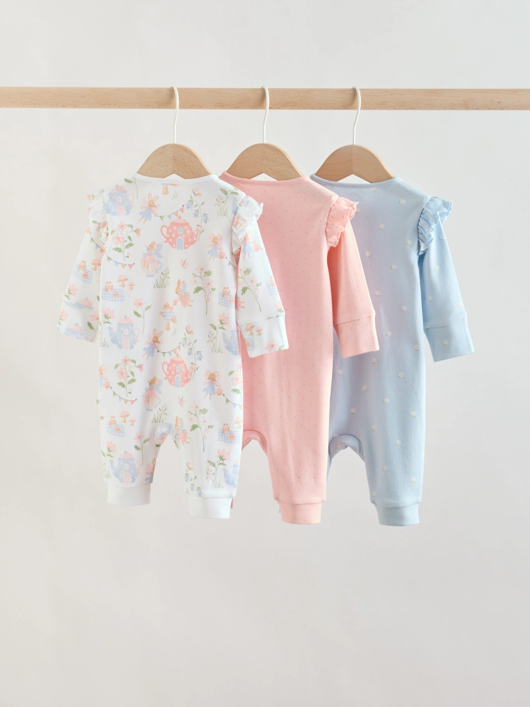 PACK X3 PIJAMA LARGA ALGODÓN NIÑA NEXT - 2