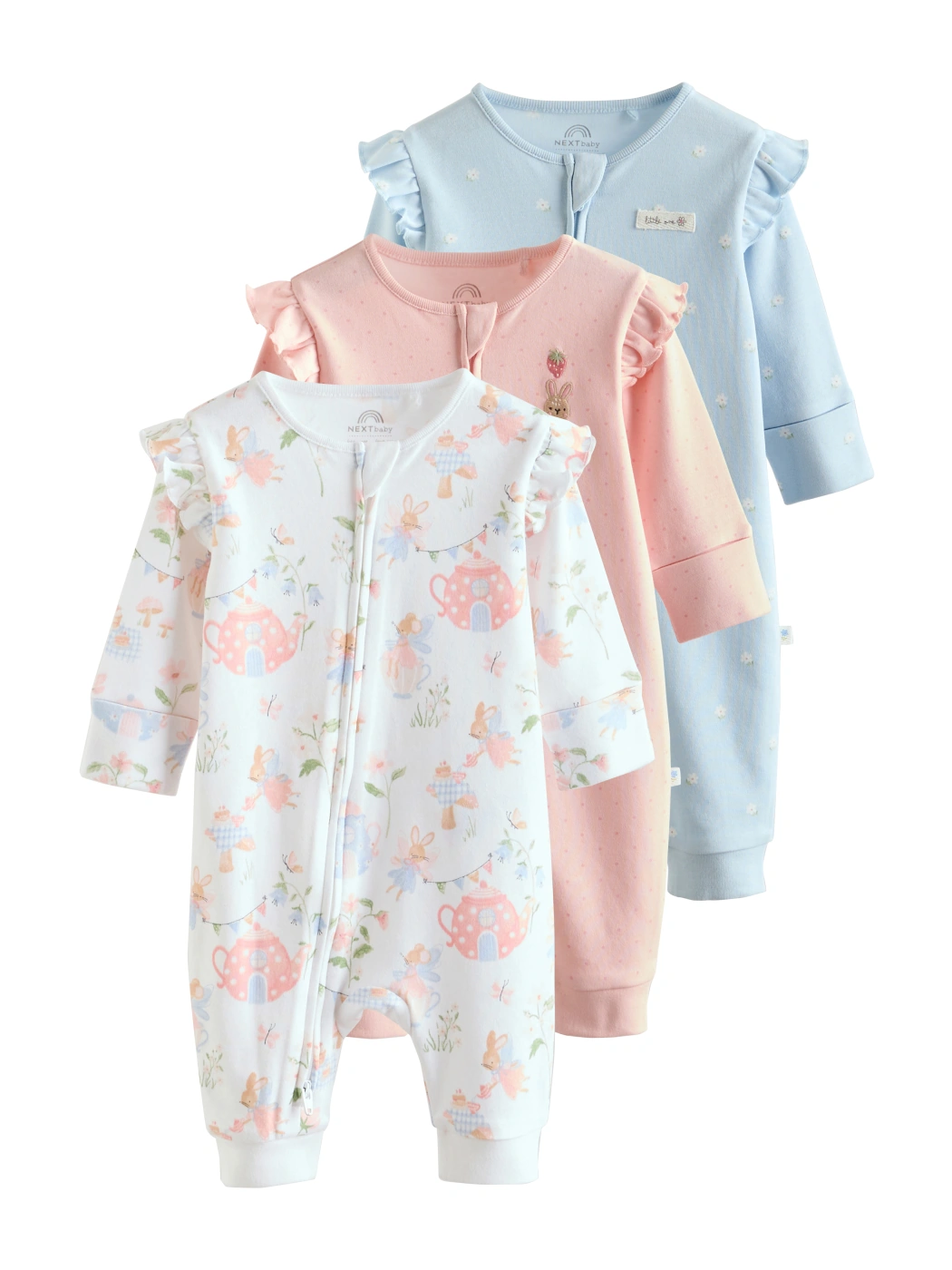 PACK X3 PIJAMA LARGA ALGODÓN NIÑA NEXT - 7