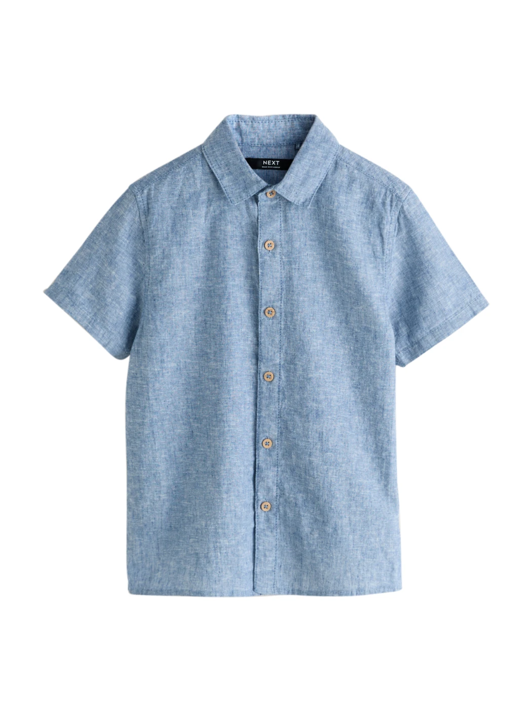 CAMISA MANGA CORTA LINO NIÑO NEXT - 4