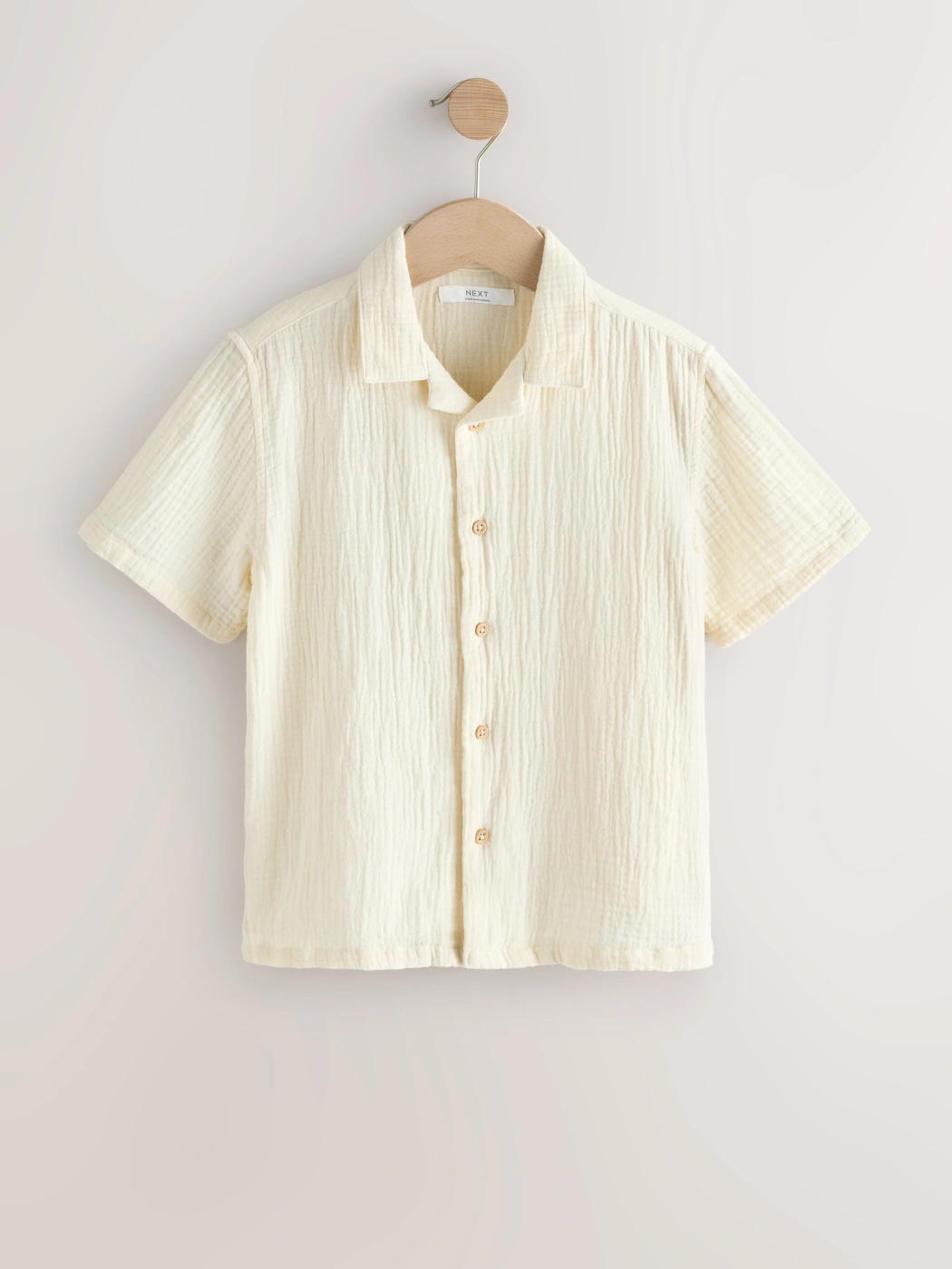 CAMISA MANGA CORTA ALGODÓN NIÑO NEXT - 1