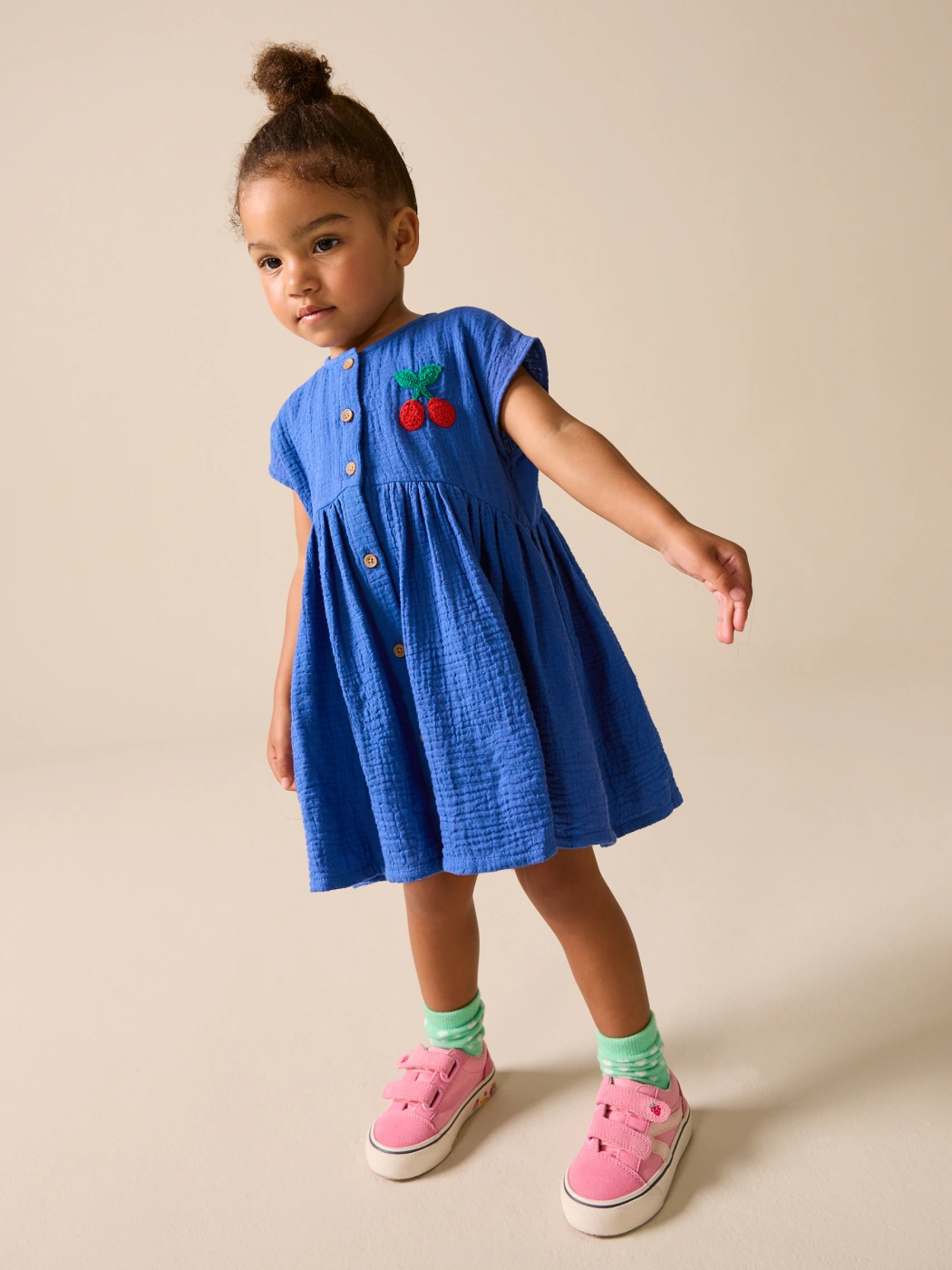 VESTIDO ALGODÓN BEBÉ NIÑA NEXT - 1