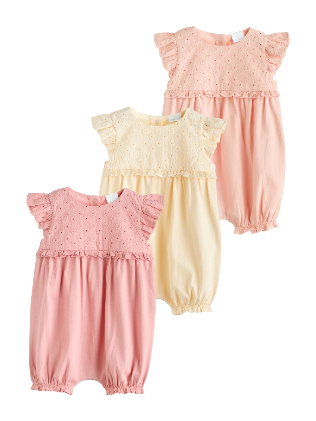 PACK X3 BODY MANGA CORTA NIÑA NEXT - 4
