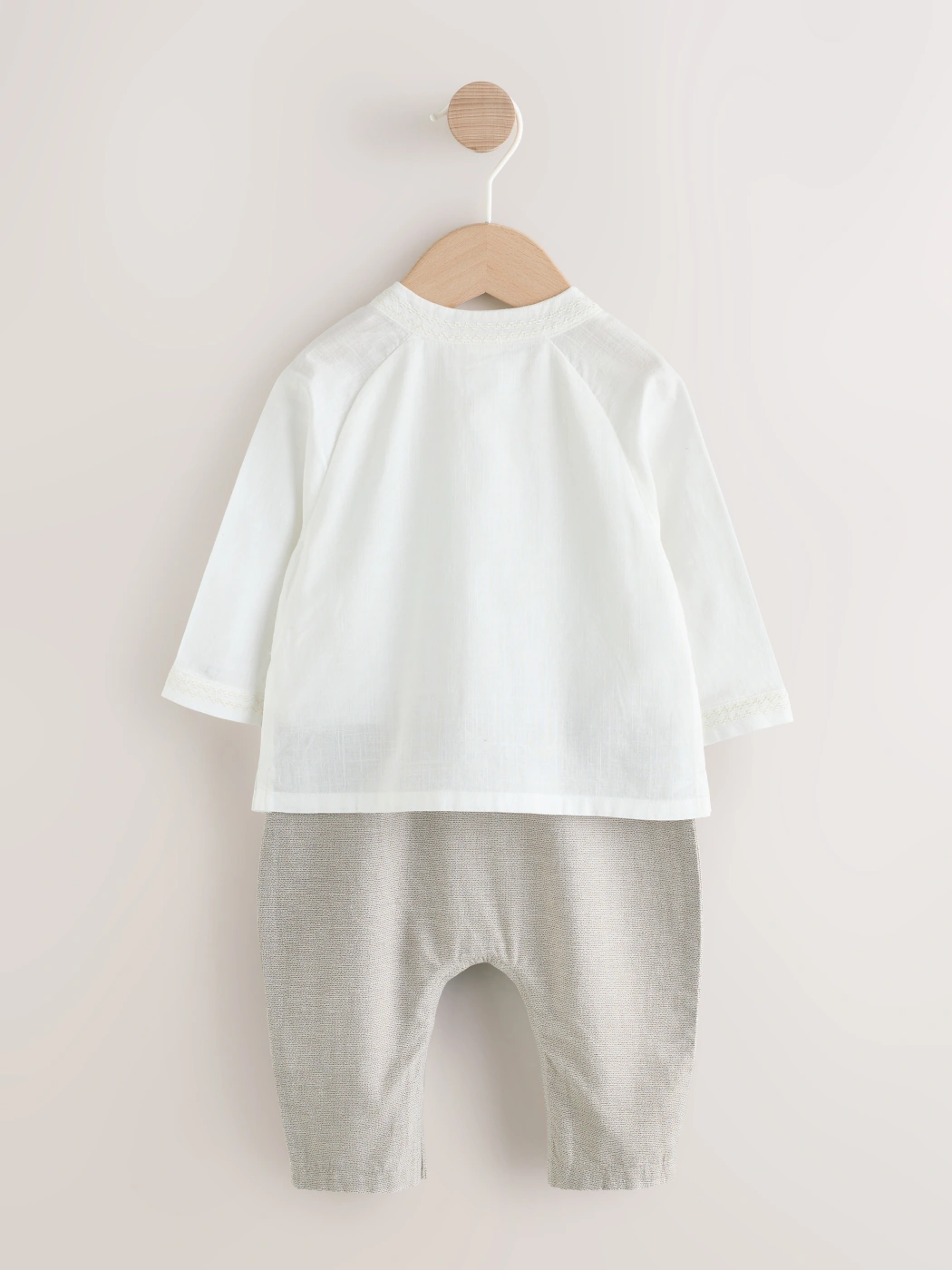 CONJUNTO CAMISA MANGA LARGA + PANTALÓN ALGODÓN NIÑO NEXT - 2