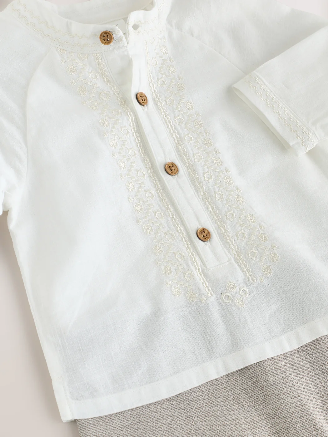 CONJUNTO CAMISA MANGA LARGA + PANTALÓN ALGODÓN NIÑO NEXT - 3