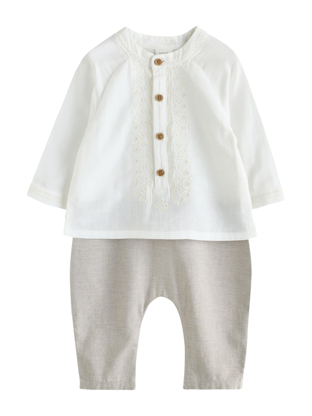 CONJUNTO CAMISA MANGA LARGA + PANTALÓN ALGODÓN NIÑO NEXT - 6