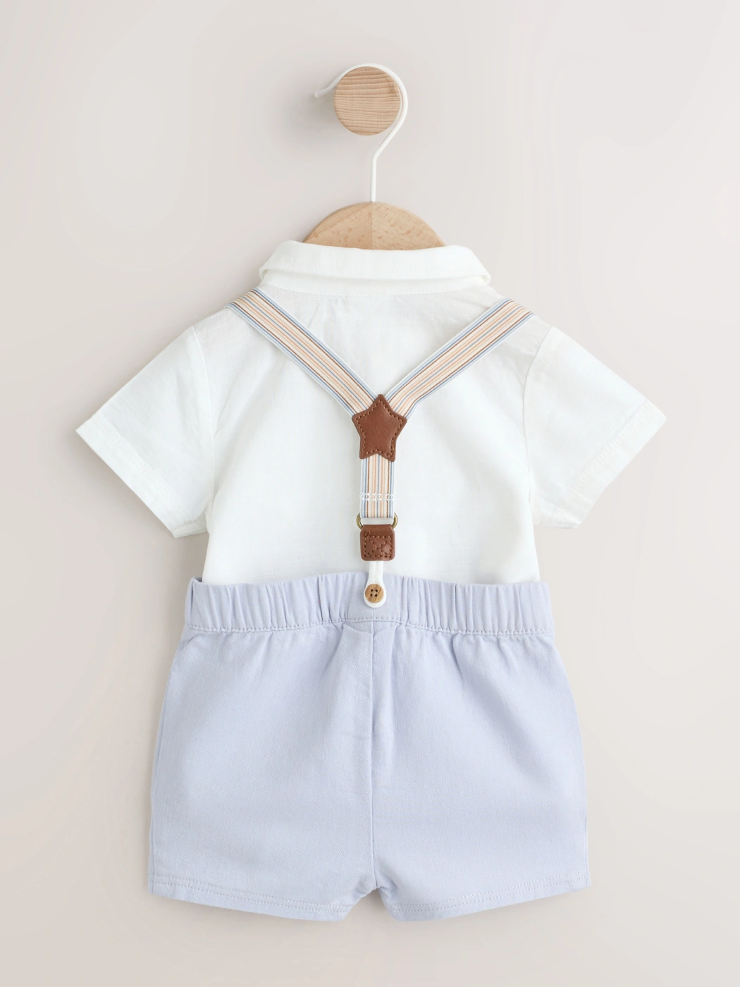 CONJUNTO BODY + SHORT + TIRANTES ALGODÓN NIÑO NEXT - 2