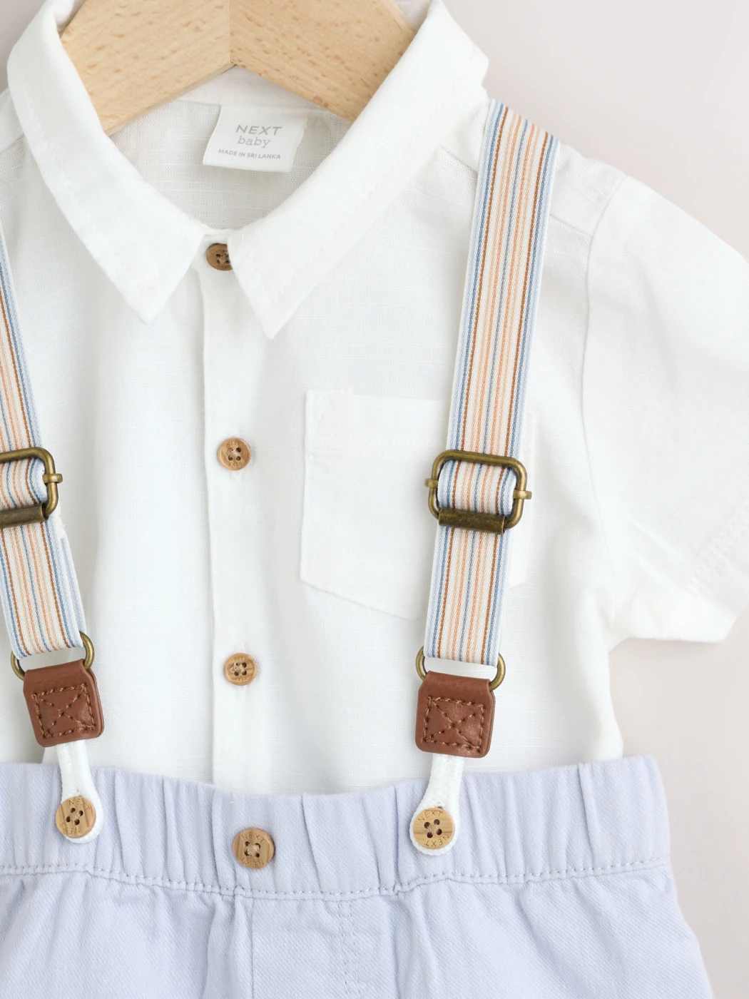 CONJUNTO BODY + SHORT + TIRANTES ALGODÓN NIÑO NEXT - 4