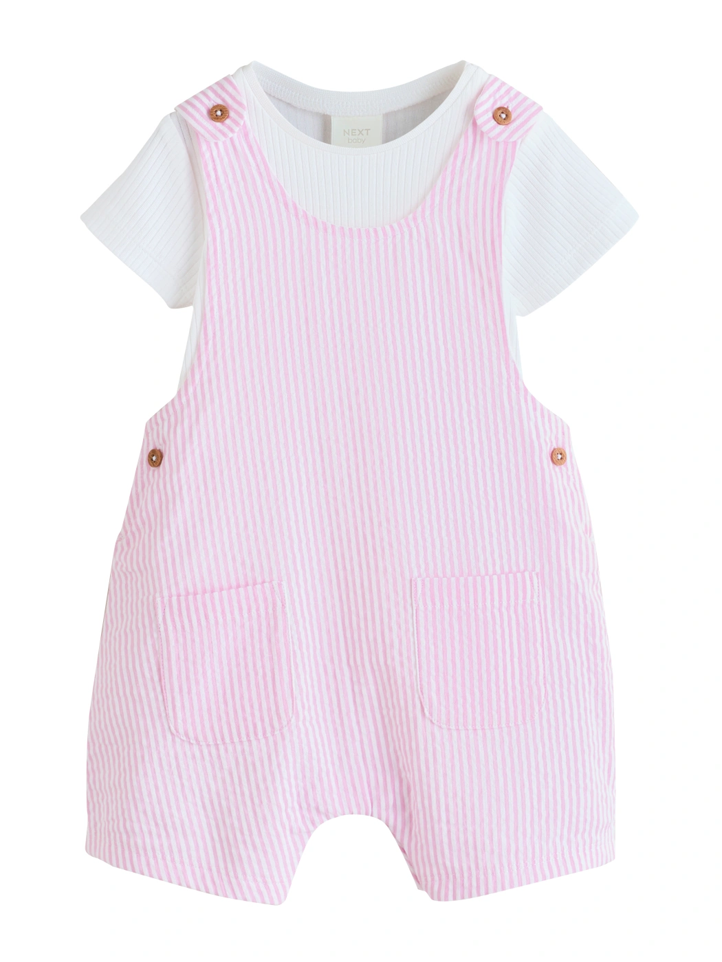 CONJUNTO JARDINERA + BODY NIÑA NEXT - 5