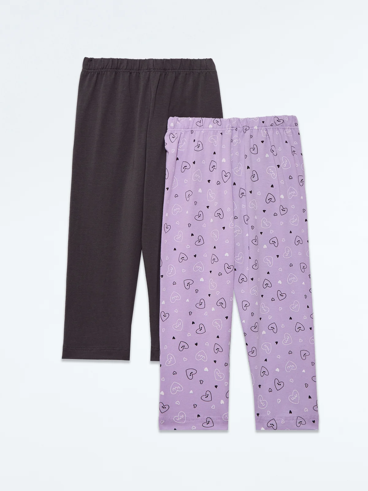 PACK X2 LEGGINGS ALGODÓN NIÑA BABY HARVEST - 1
