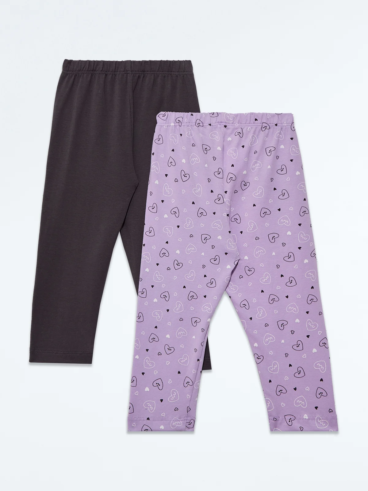 PACK X2 LEGGINGS ALGODÓN NIÑA BABY HARVEST - 2