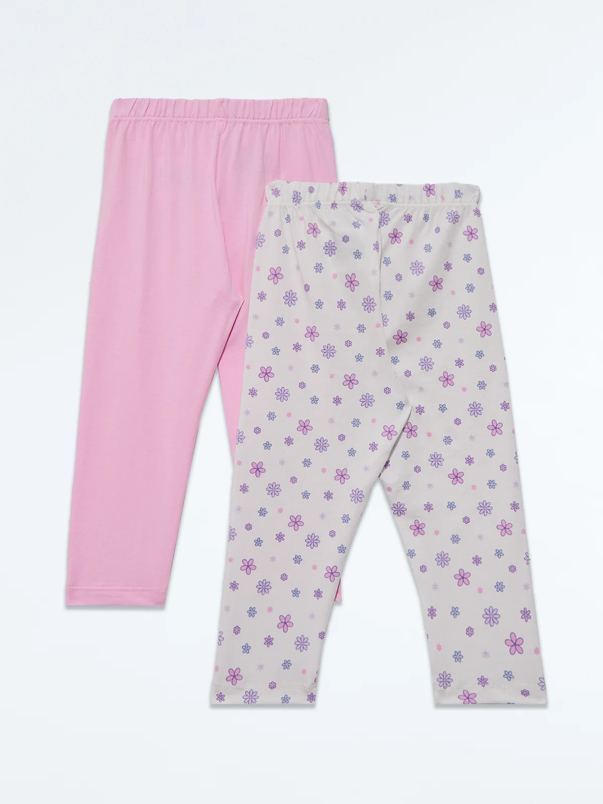 PACK X2 LEGGINGS ALGODÓN NIÑA BABY HARVEST - 2