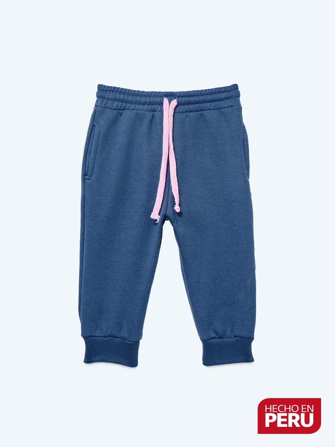PANTALON DE BUZO BASICO BEBÉ NIÑA BABY HARVEST - 1