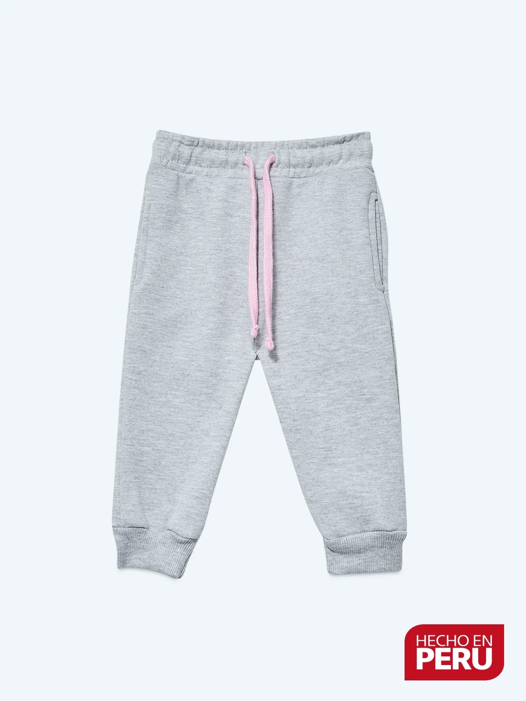 PANTALÓN DE BUZO BÁSICO BEBÉ NIÑA BABY HARVEST - 1
