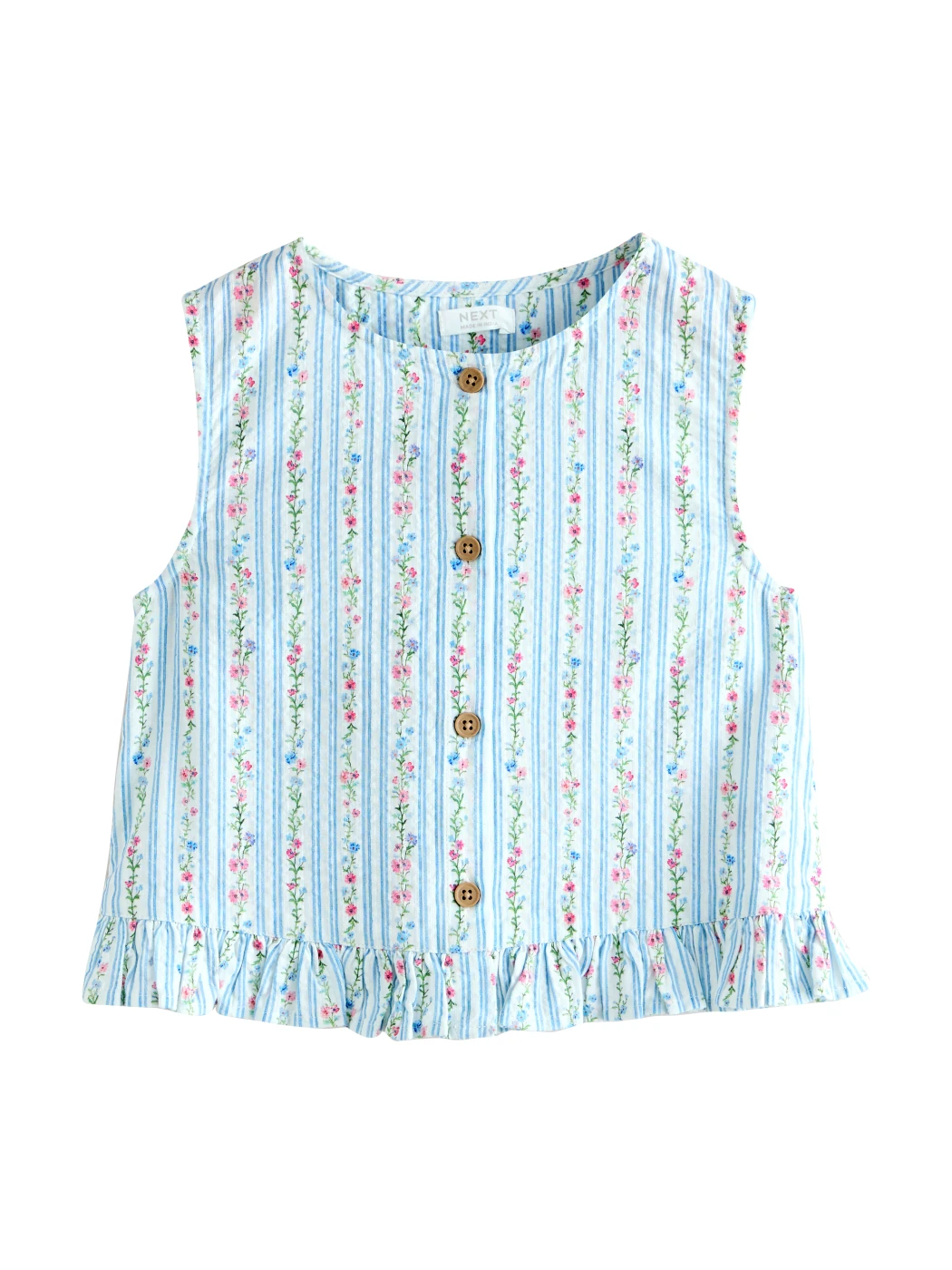 BLUSA SIN MANGAS ALGODÓN NIÑA NEXT - 4