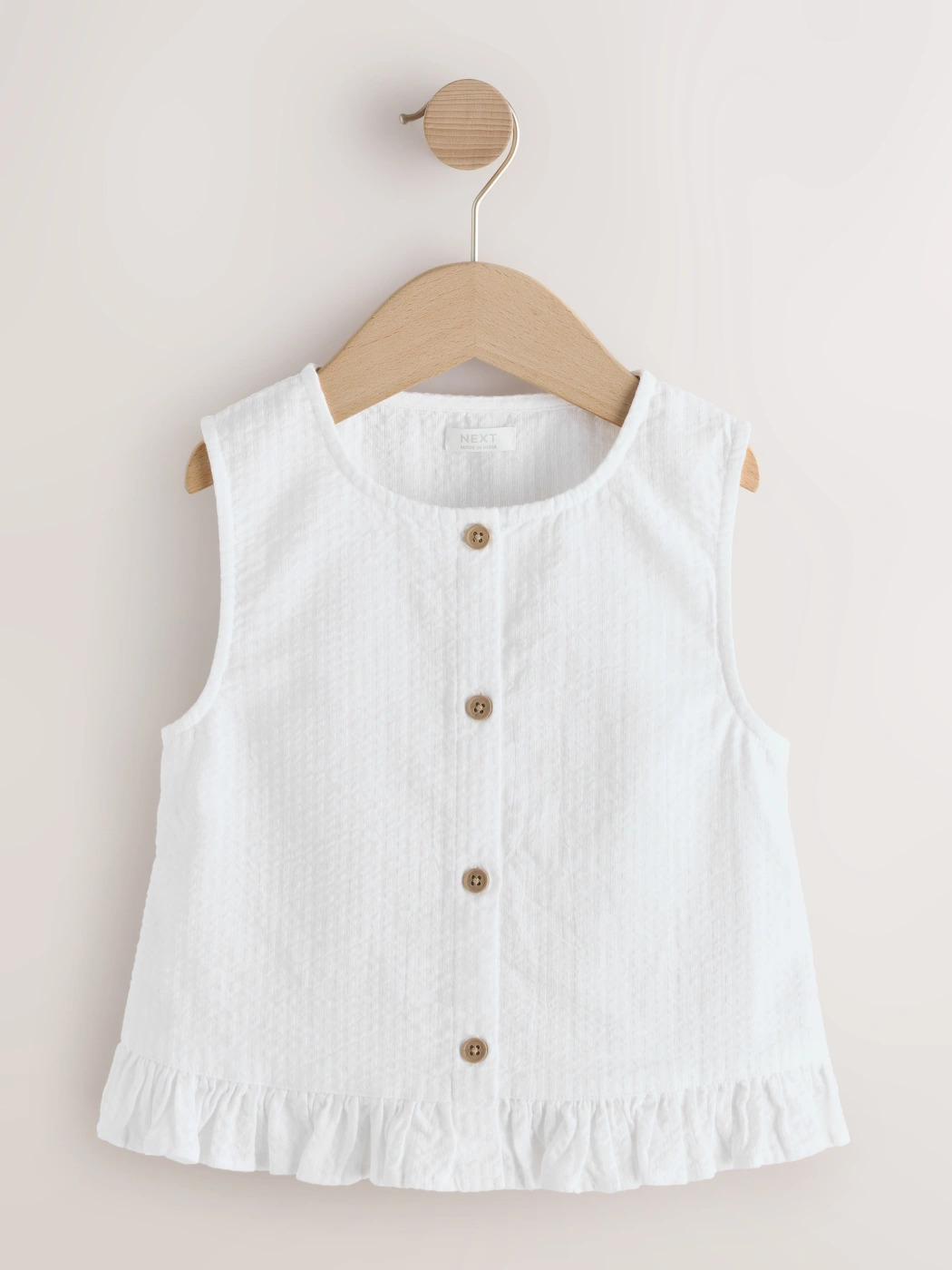 BLUSA SIN MANGAS ALGODÓN NIÑA NEXT - 1