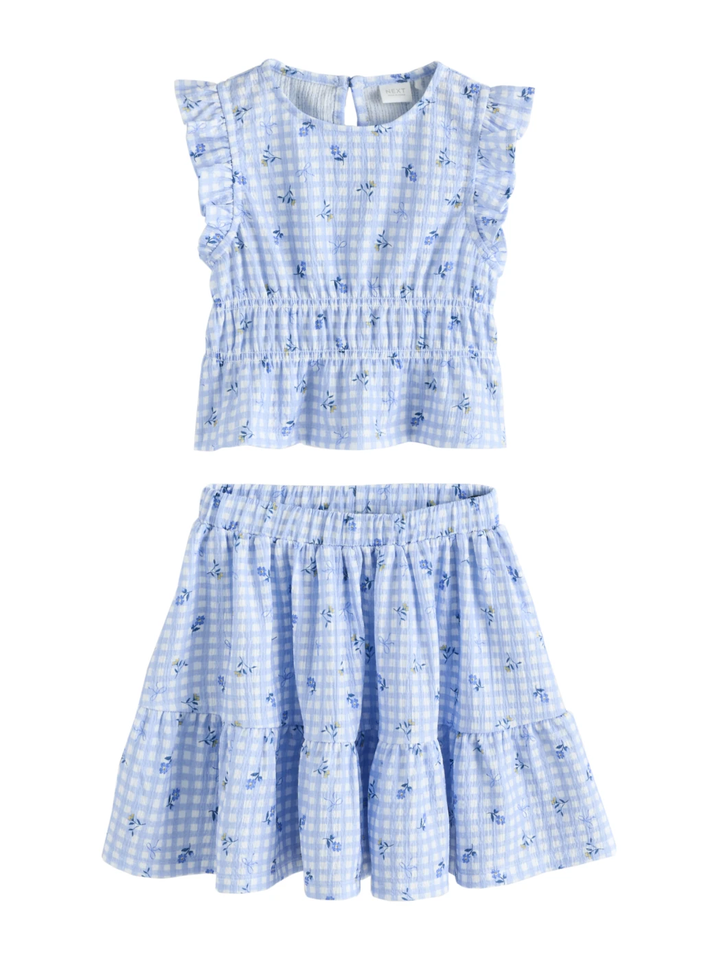 CONJUNTO BLUSA + FALDA NIÑA NEXT - 1