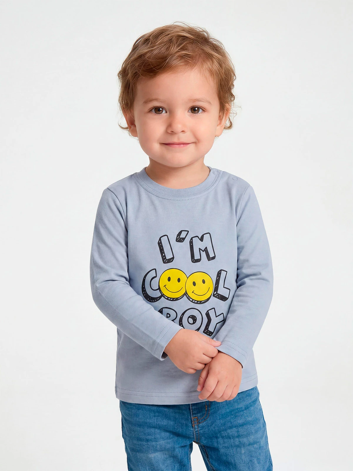 POLO MANGA LARGA ALGODÓN NIÑO BABY HARVEST - 1