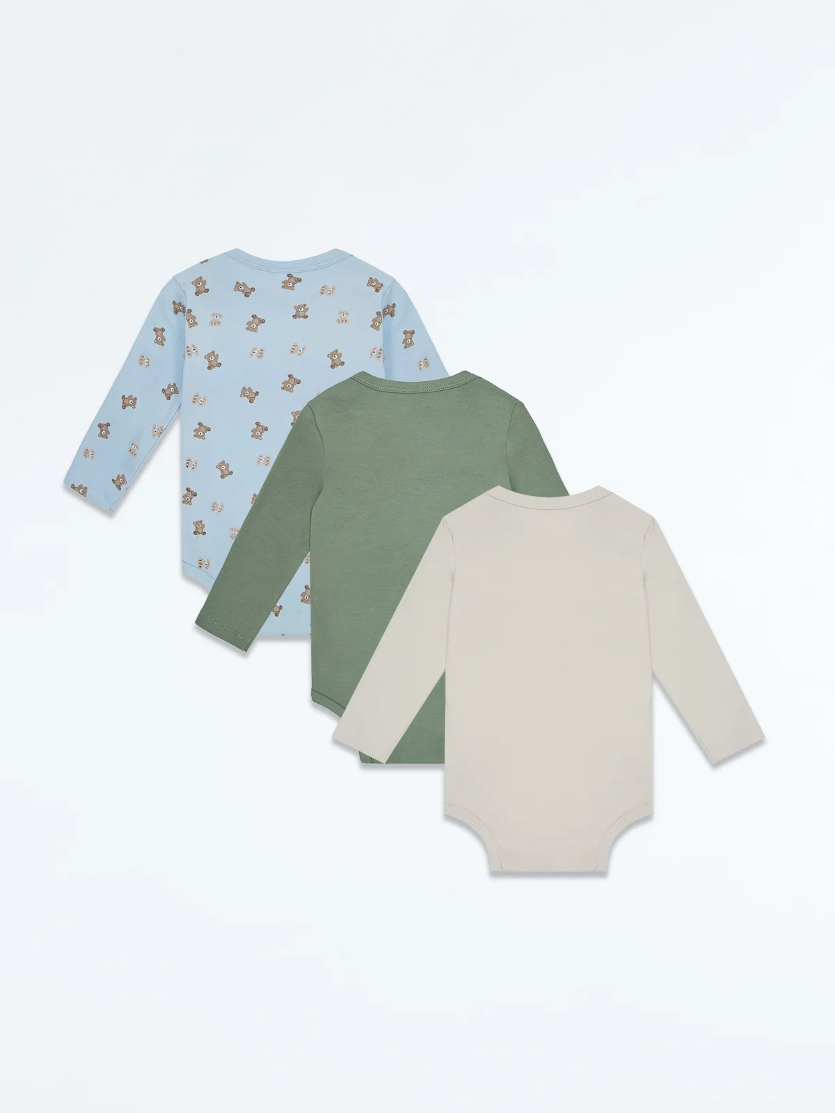 PACK X3 BODY ALGODÓN PERUANO NIÑO BABY HARVEST - 2