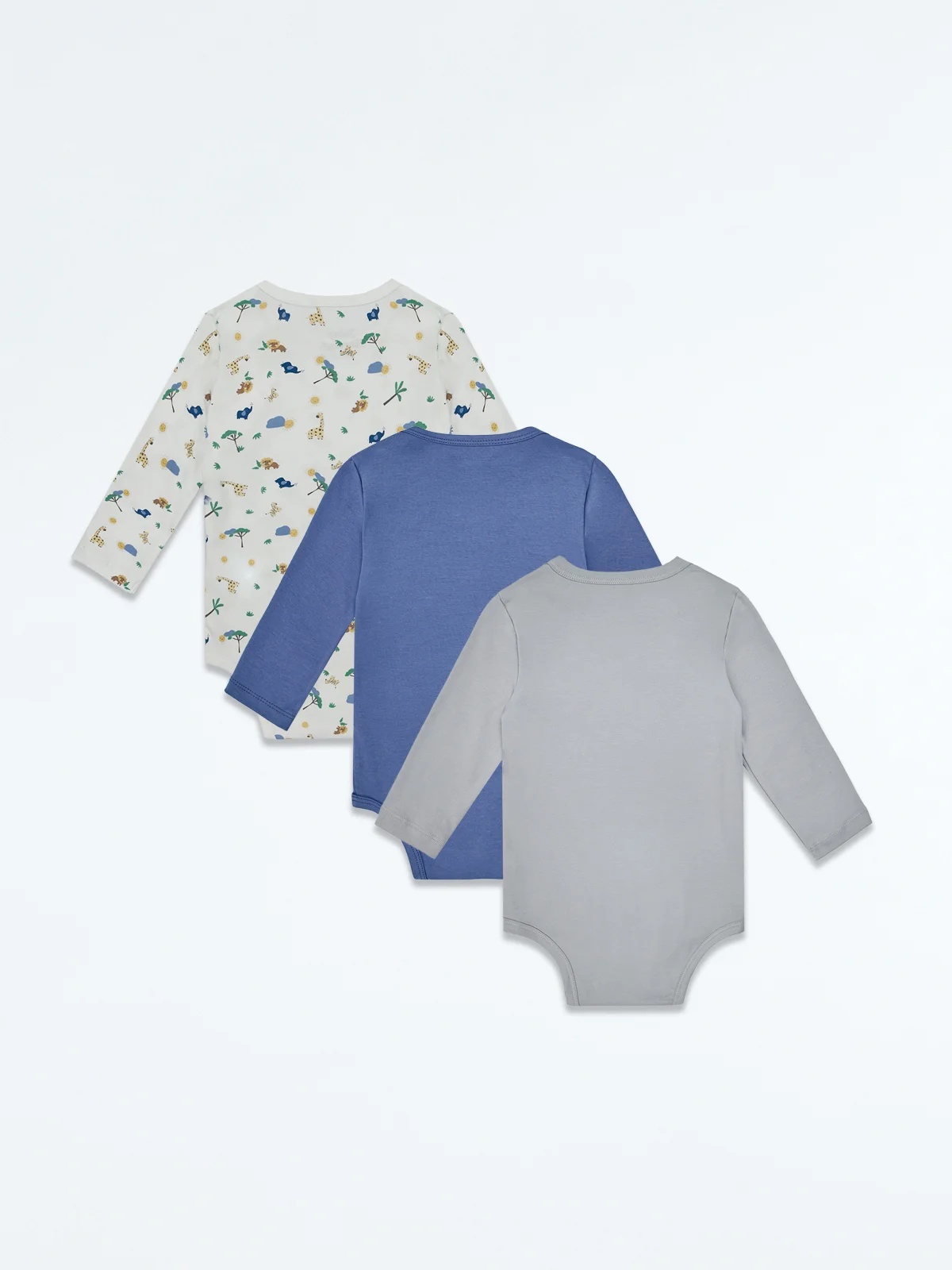 PACK X3 BODY ALGODÓN PERUANO NIÑO BABY HARVEST - 2