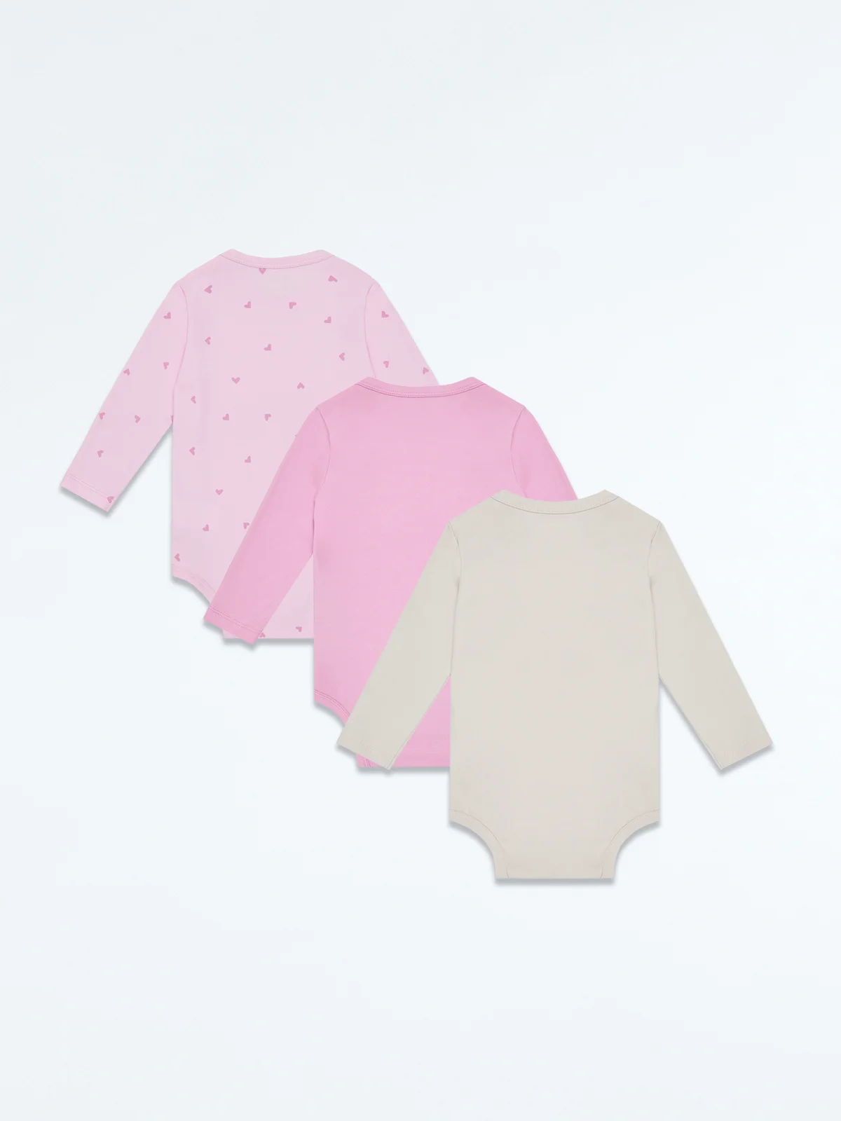 PACK X3 BODY ALGODÓN PERUANO NIÑA BABY HARVEST - 2