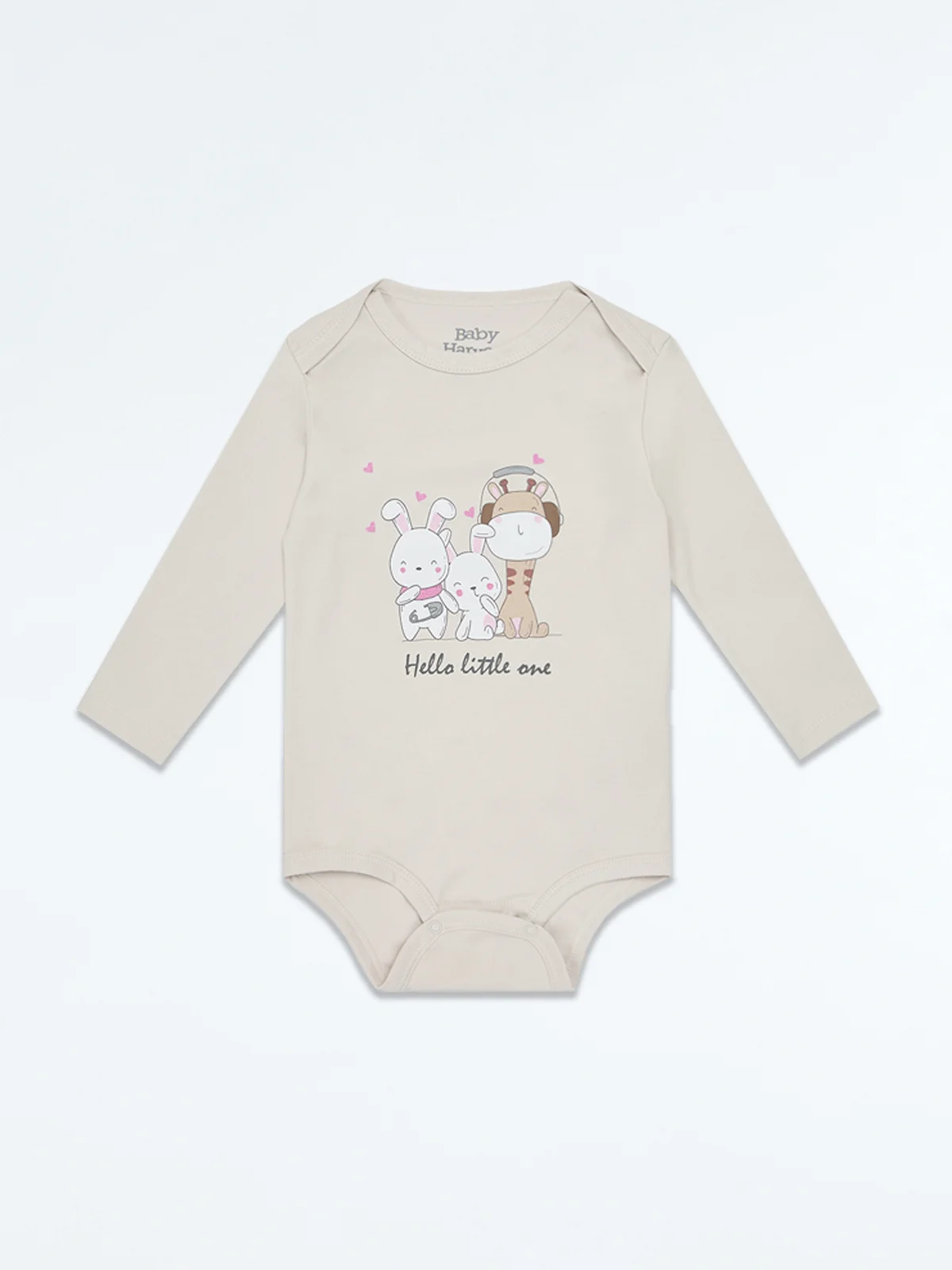 PACK X3 BODY ALGODÓN PERUANO NIÑA BABY HARVEST - 3