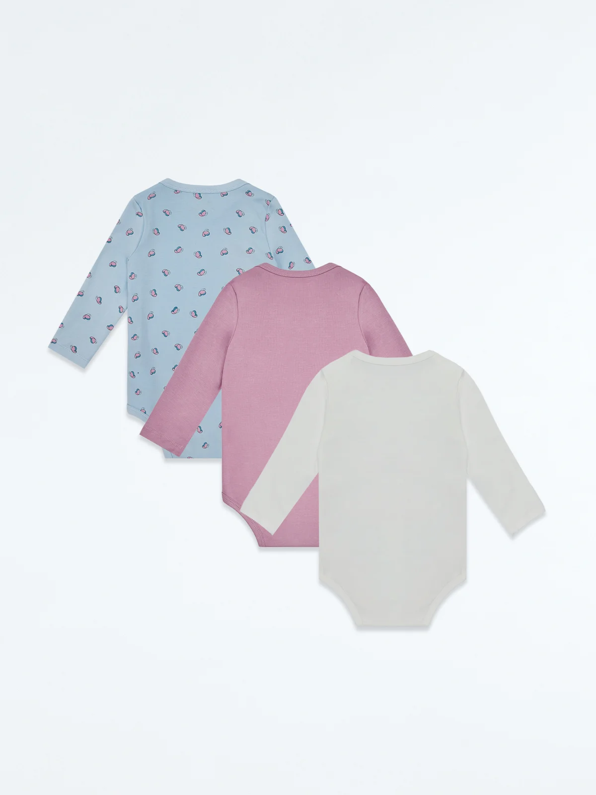 PACK X3 BODY ALGODÓN PERUANO NIÑA BABY HARVEST - 2