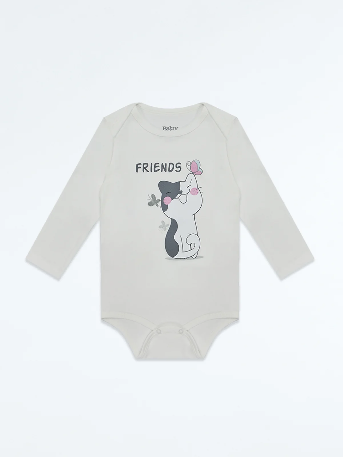 PACK X3 BODY ALGODÓN PERUANO NIÑA BABY HARVEST - 3