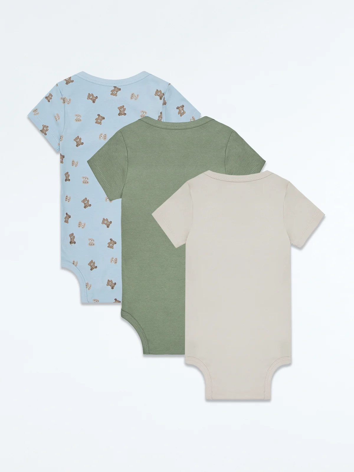 PACK X3 BODY ALGODÓN PERUANO NIÑO BABY HARVEST - 2
