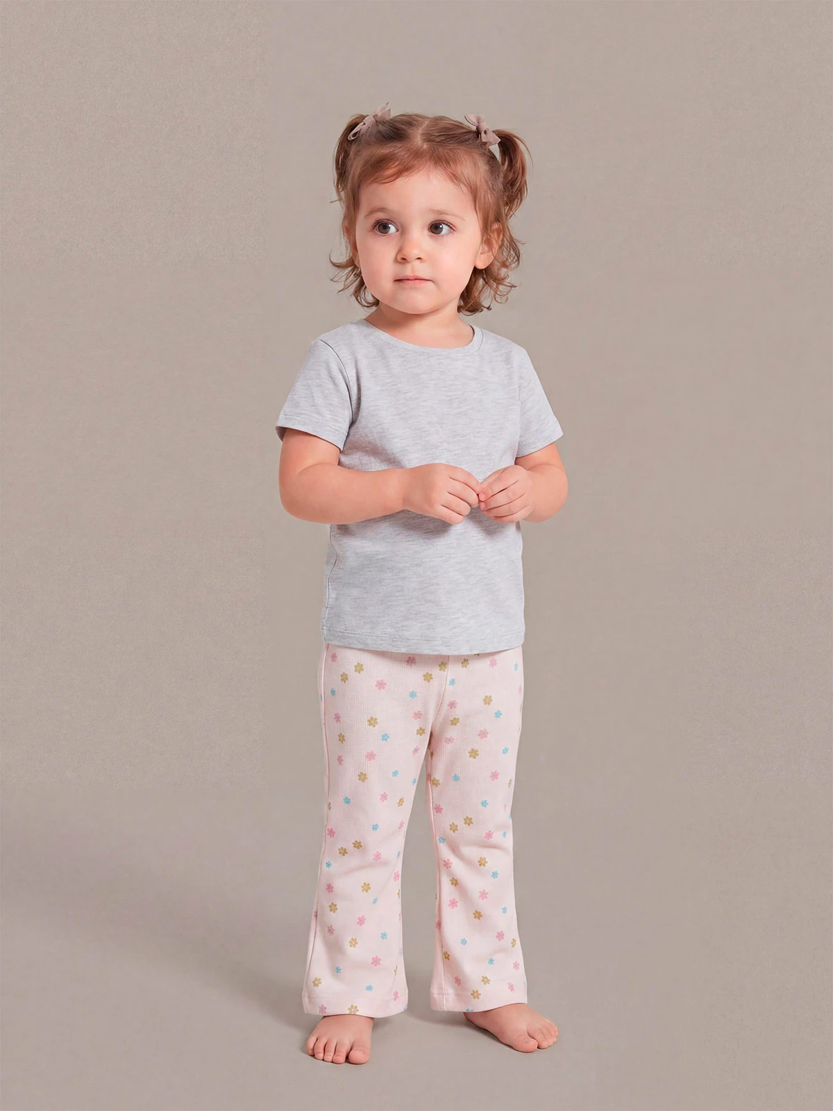 LEGGING RIB FLARE BEBÉ NIÑA BABY HARVEST - 1