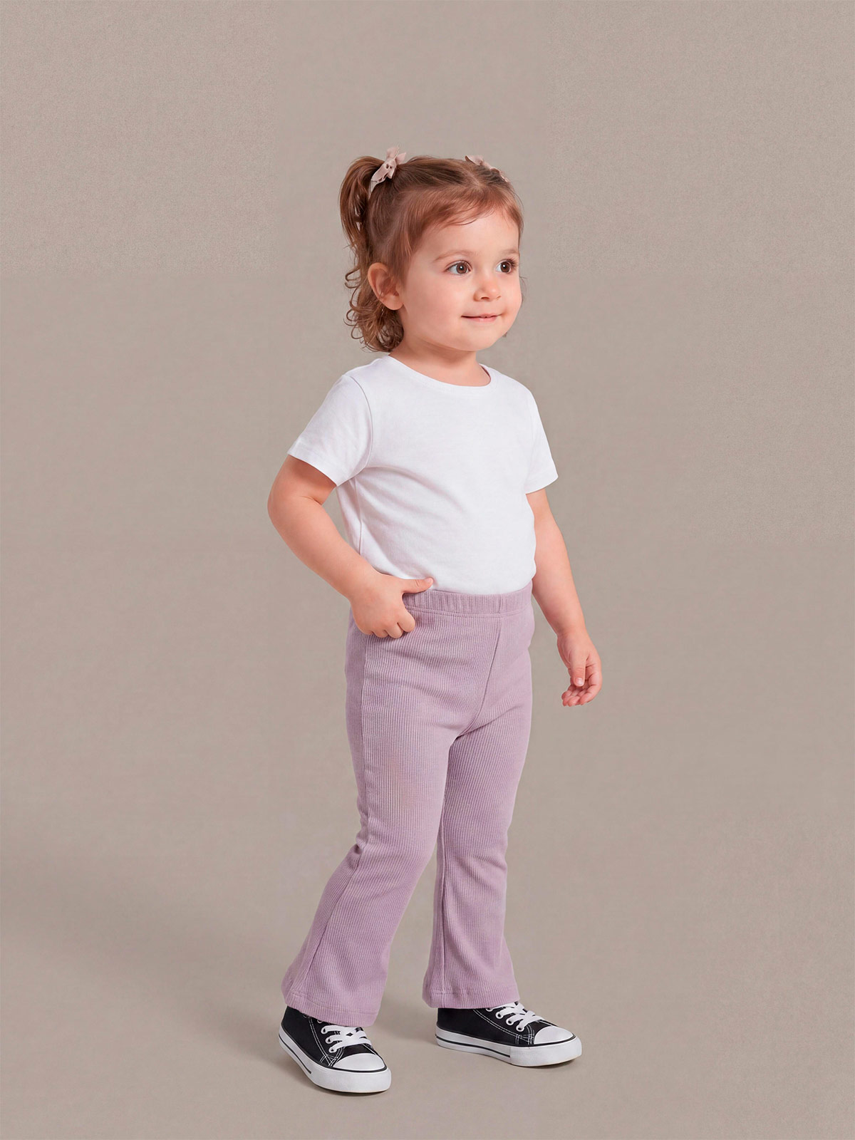 LEGGING RIB FLARE BEBÉ NIÑA BABY HARVEST - 1