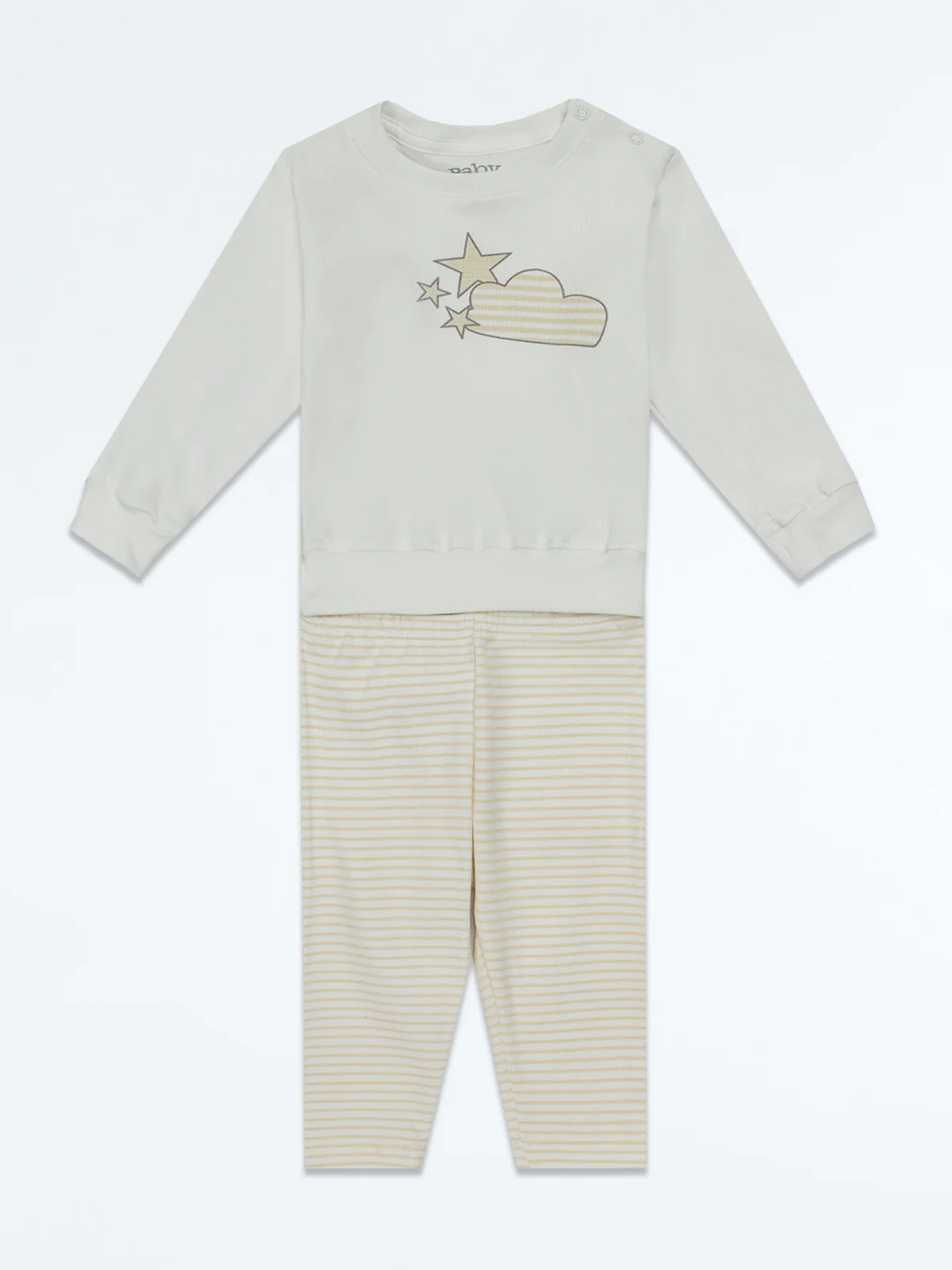 CONJUNTO POLO + PANTALÓN ALGODÓN BEBÉ BABY HARVEST - 1
