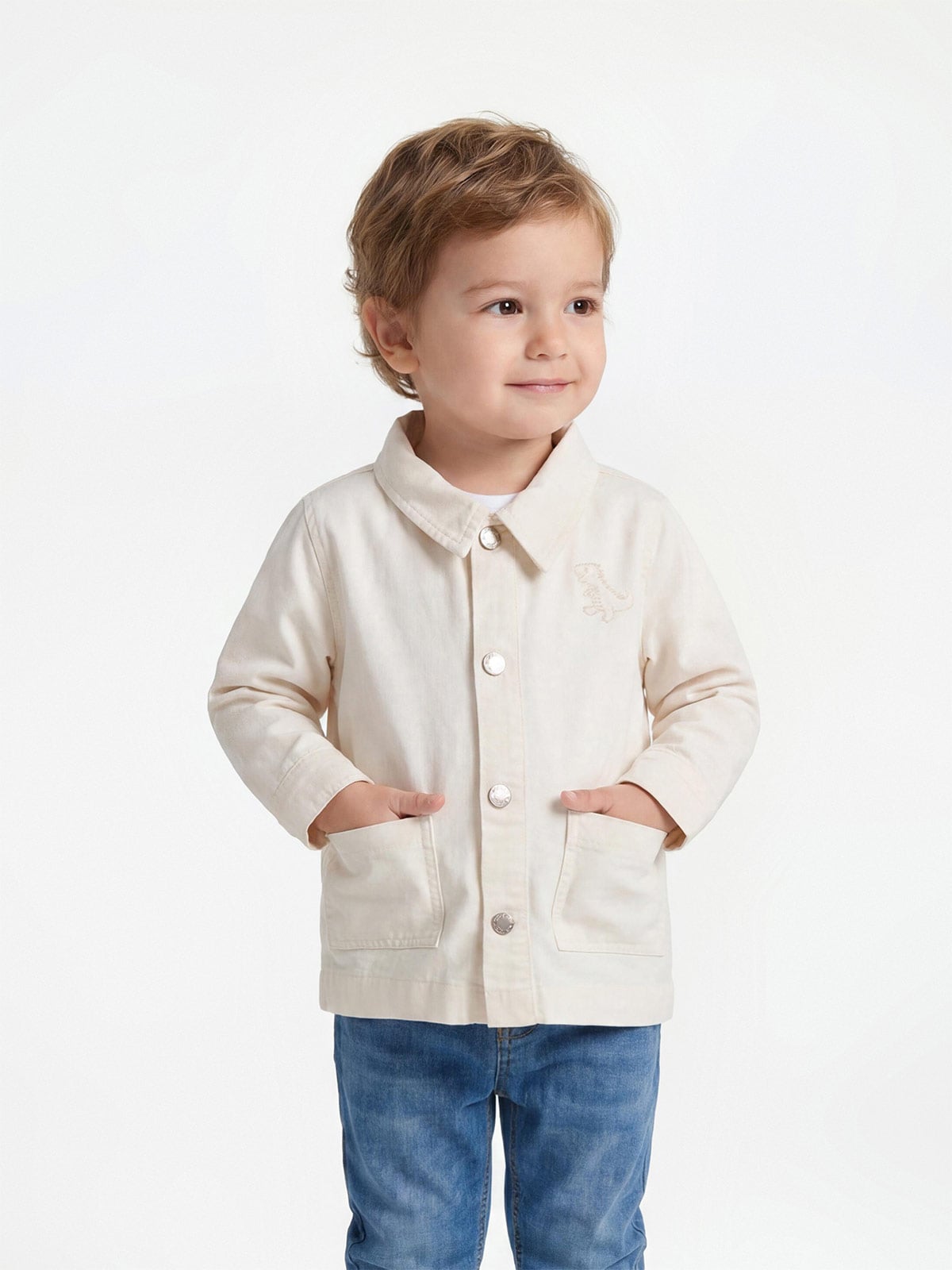 SOBRECAMISA ALGODÓN NIÑO BABY HARVEST DENIM - 1
