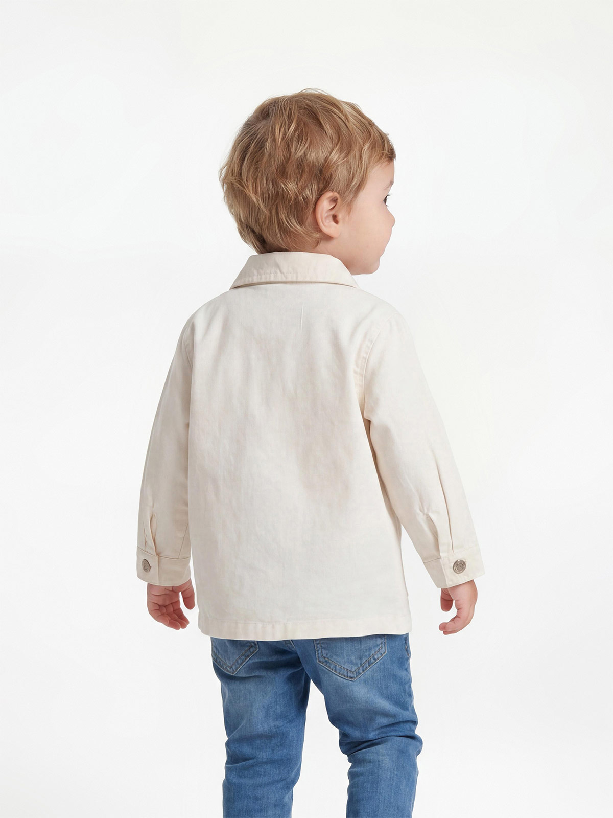 SOBRECAMISA ALGODÓN NIÑO BABY HARVEST DENIM - 2