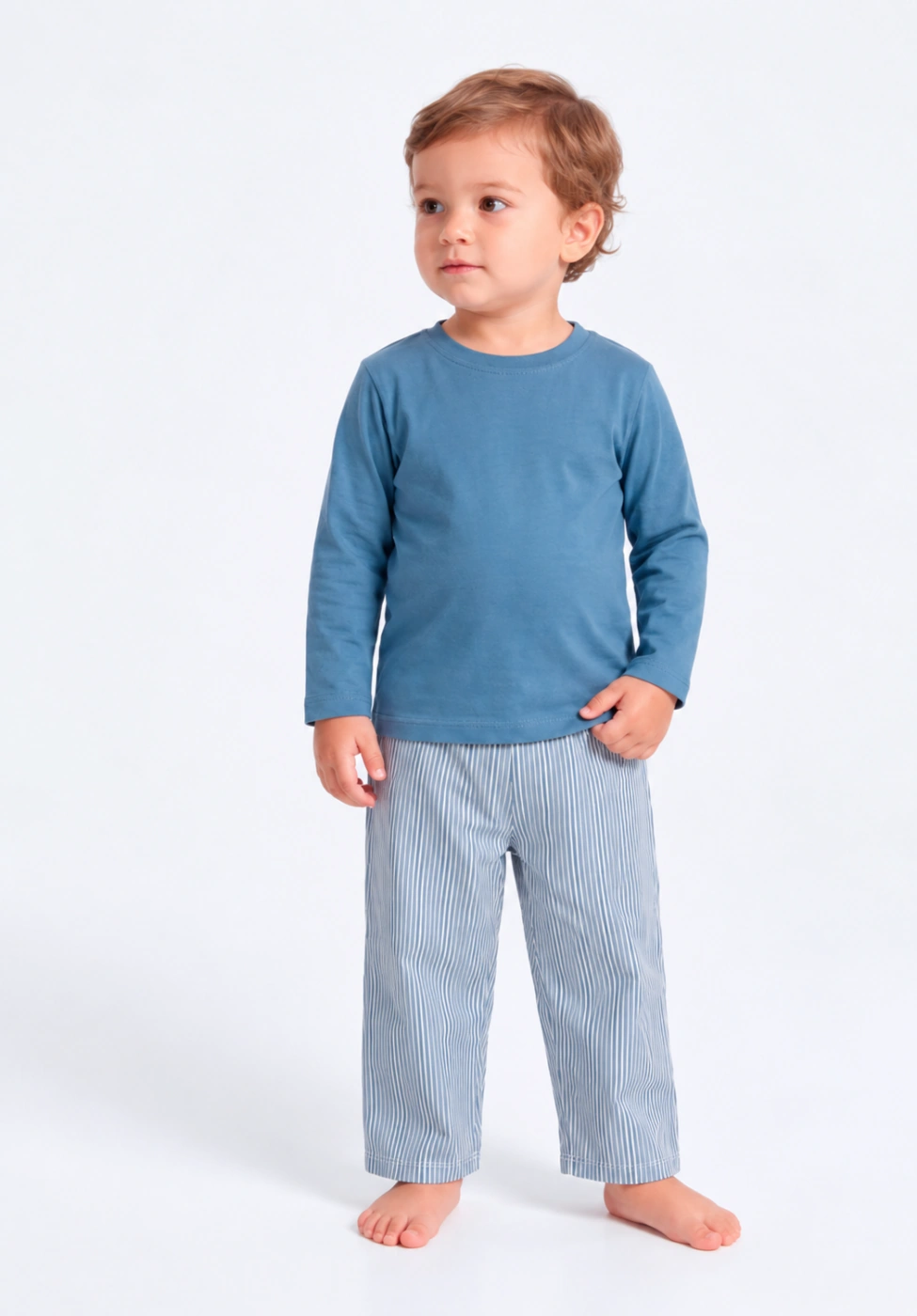 CONJUNTO POLO + BUZO BEBÉ NIÑO BABY HARVEST PRINT - 1