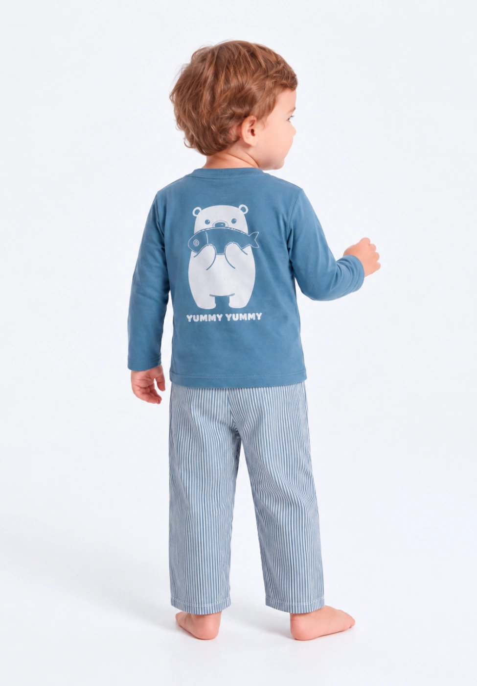 CONJUNTO POLO + BUZO BEBÉ NIÑO BABY HARVEST PRINT - 2