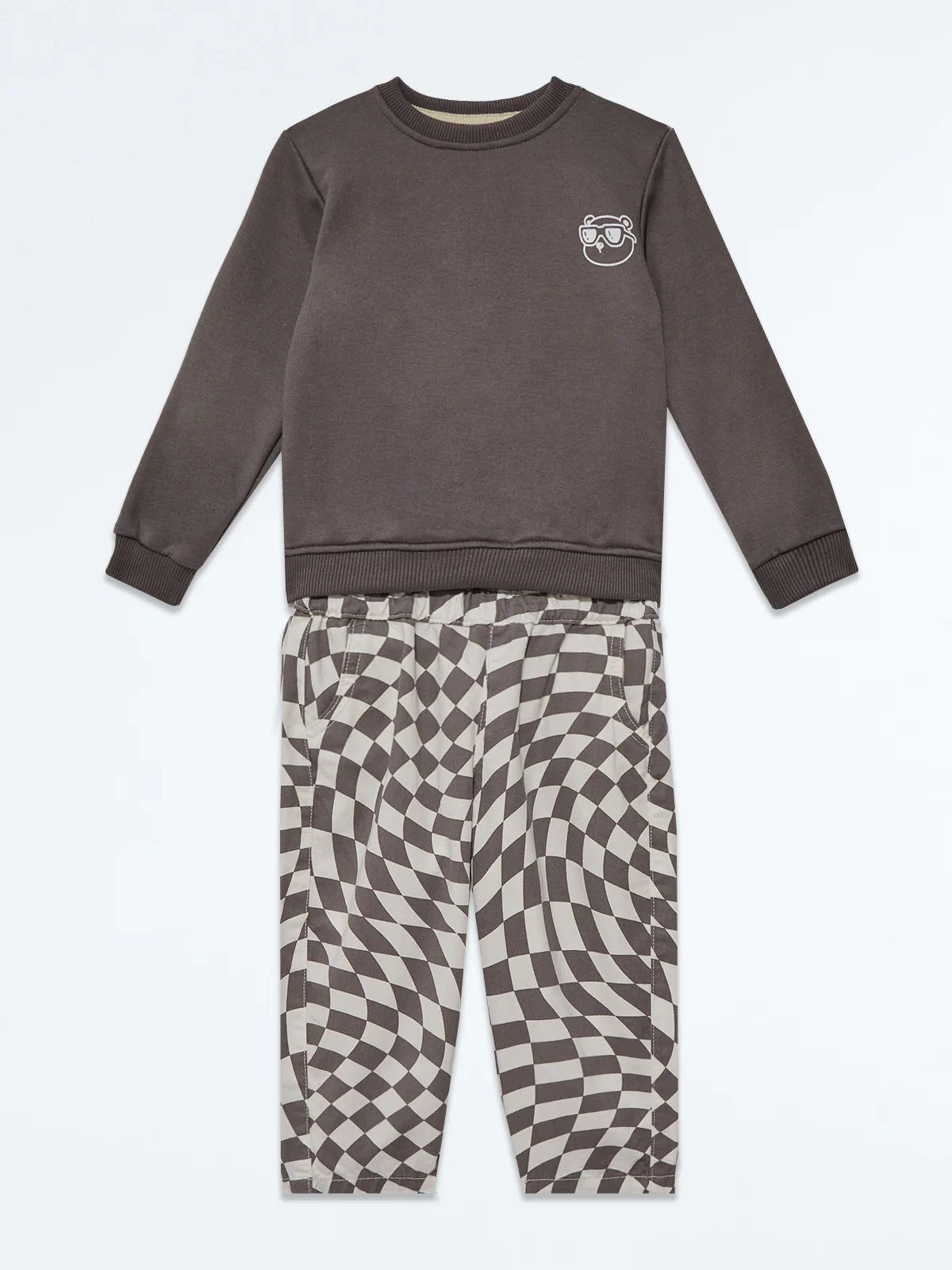 CONJUNTO POLO + PANTALÓN DE BUZO NIÑO BABY HARVEST PRINT - 3