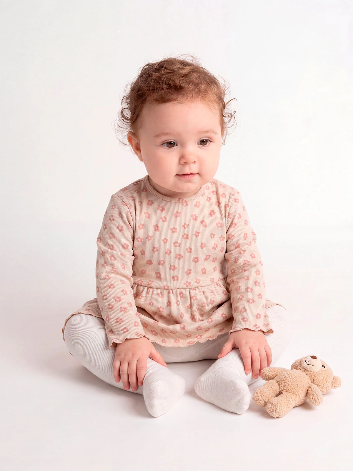 VESTIDO ALGODÓN NIÑA BABY HARVEST - 1