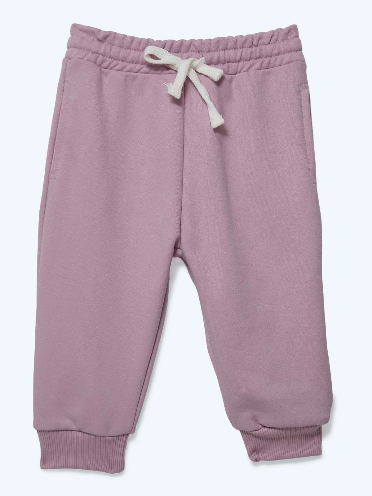 PANTALÓN DE BUZO ALGODÓN NIÑA BABY HARVEST BÁSICO - 1