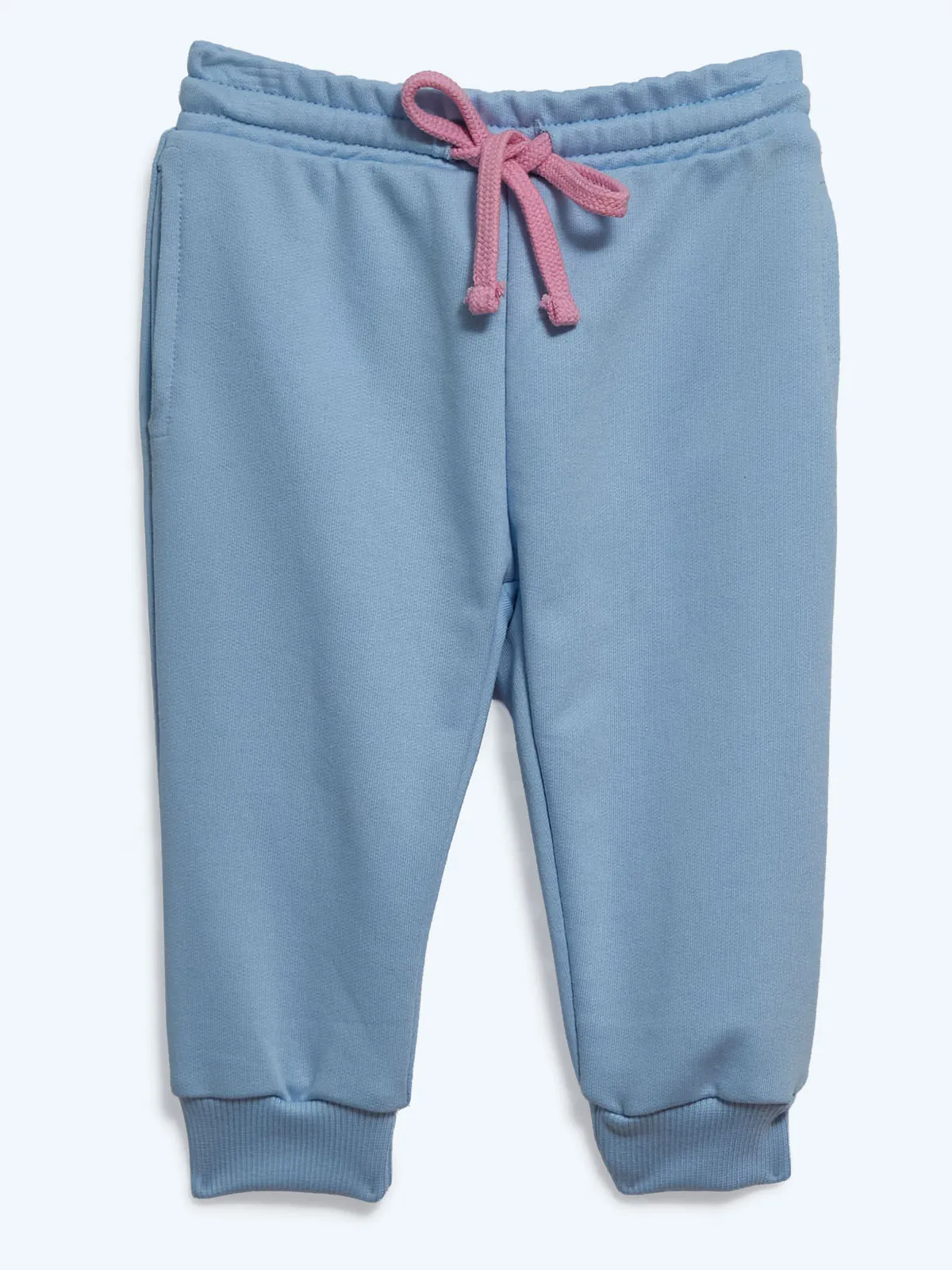 PANTALÓN DE BUZO ALGODÓN NIÑA BABY HARVEST BÁSICO - 1