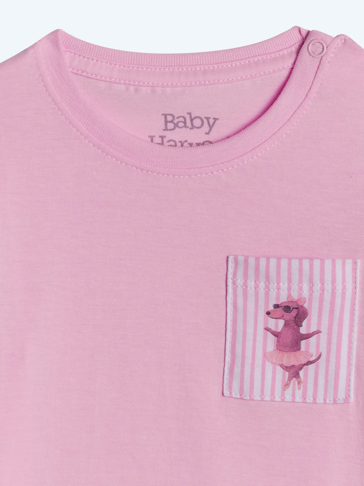 POLO MANGA CORTA ALGODÓN BEBÉ NIÑA BABY HARVEST BOLSILLO - 3