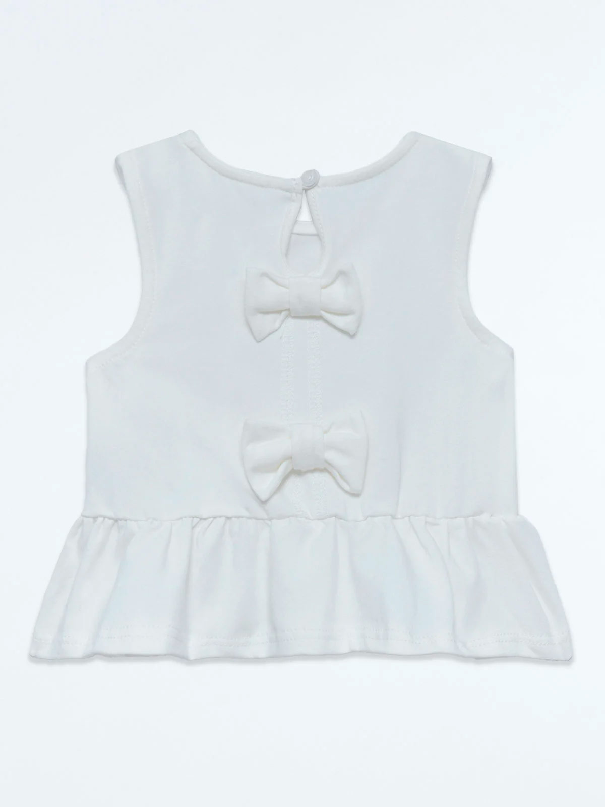 POLO MANGA CORTA ALGODÓN NIÑA BABY HARVEST LAZOS - 4