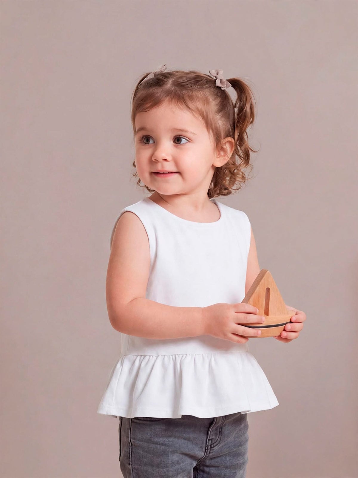 POLO LAZOS MANGA CORTA BEBE NIÑA BABY HARVEST - 1