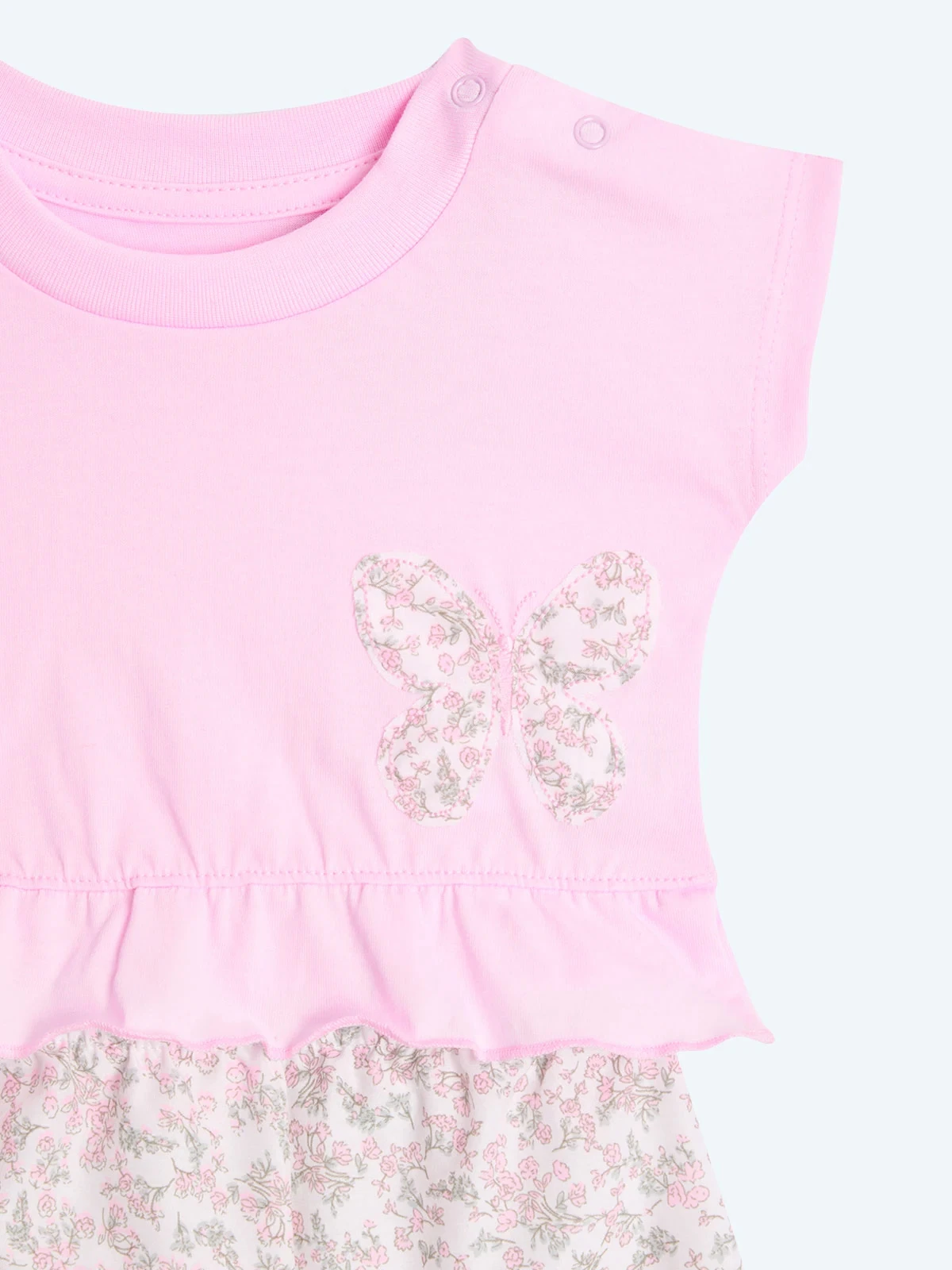 CONJUNTO PARCHE POLO + PANTALON BEBE NIÑA BABY HARVEST - 3