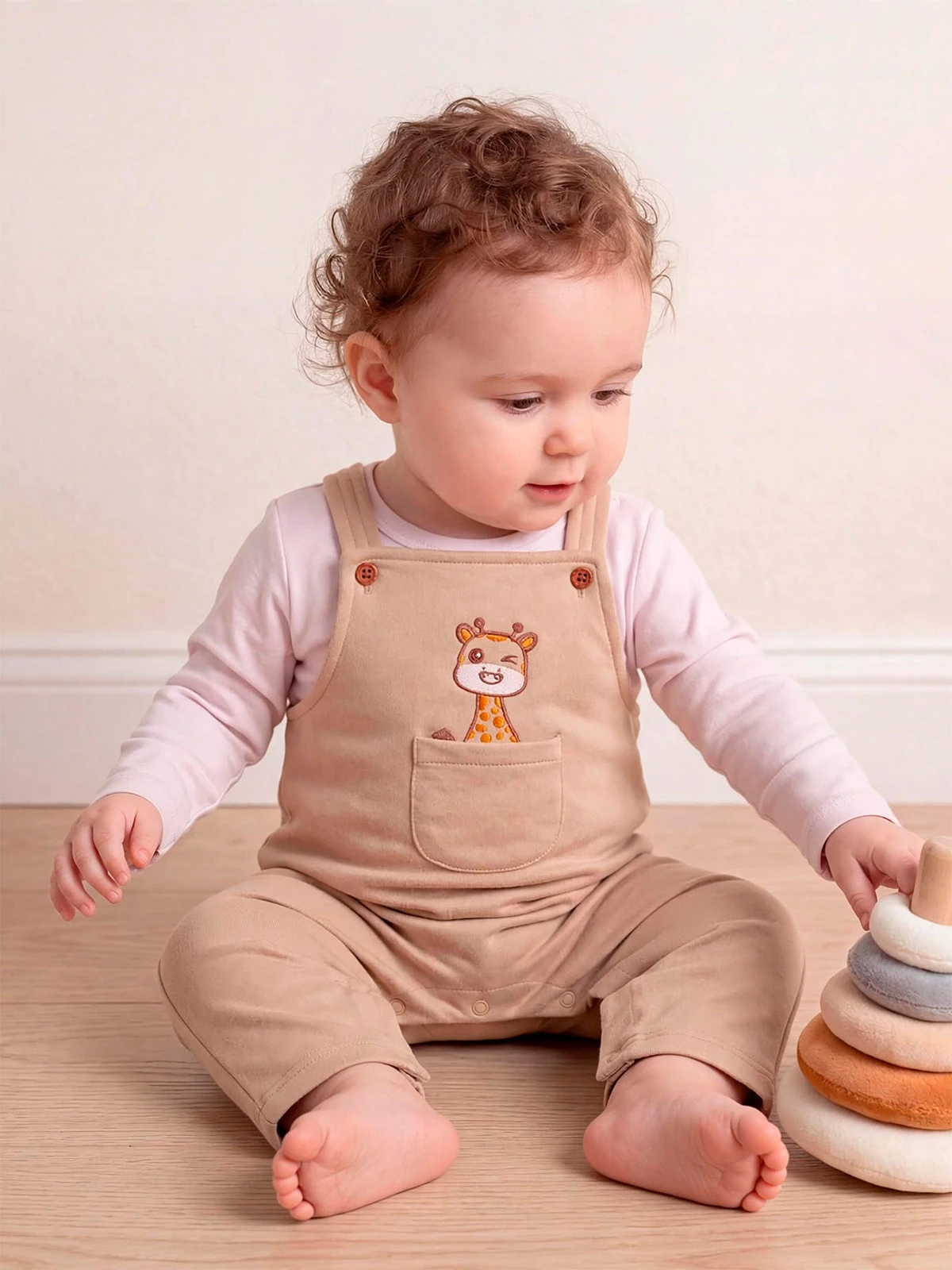 CONJUNTO BODY + JARDINERA ALGODÓN BEBÉ BABY HARVEST - 1