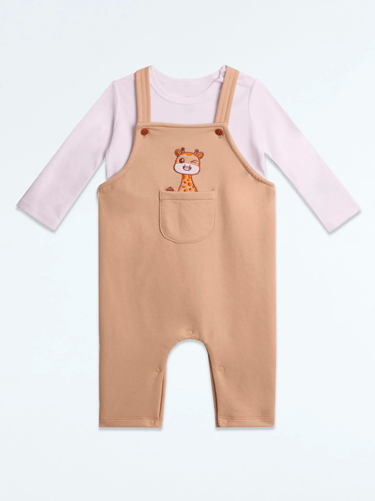 CONJUNTO BODY + JARDINERA ALGODÓN BEBÉ BABY HARVEST - 3