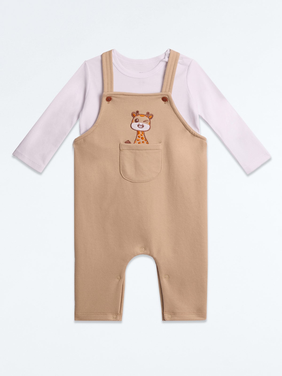 CONJUNTO BODY + JARDINERA ALGODÓN BEBÉ BABY HARVEST - 1